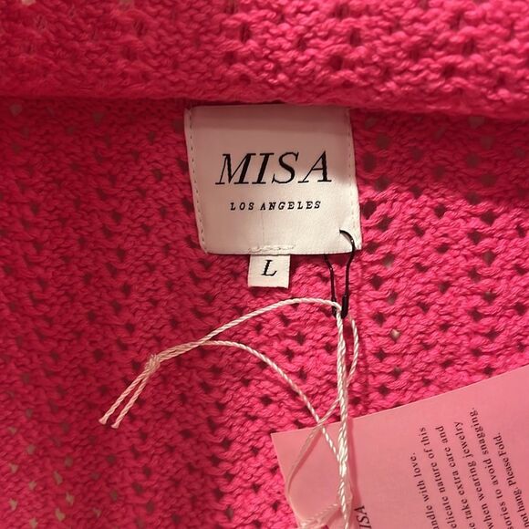 NWT Misa Los Angeles 2 Piece Crochet Set: Tia Top, Laya Skirt - Size Large - Picture 6 of 14